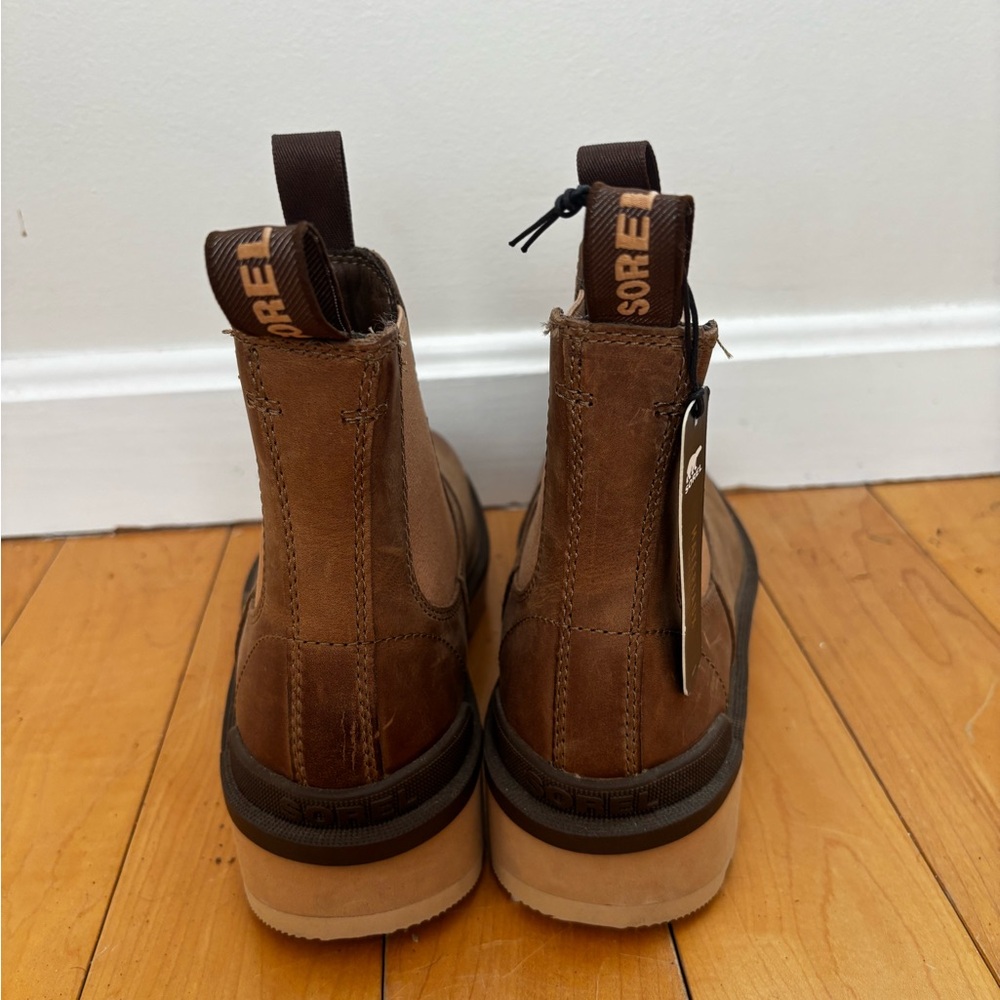Sorel Brown Chelsea Slip-On Boots - Picture 3 of 4